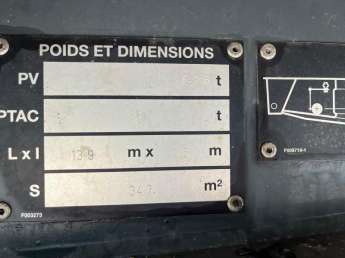 Semi-remorque Fruehauf S/R 3 ESSIEUX 